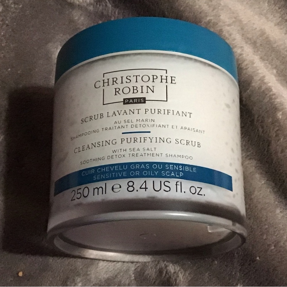 Christophe robin Paris cleansing purifying scrub sensitive scalp 8.4 oz